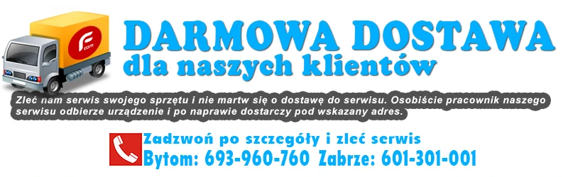 dostawa za free do serwisu